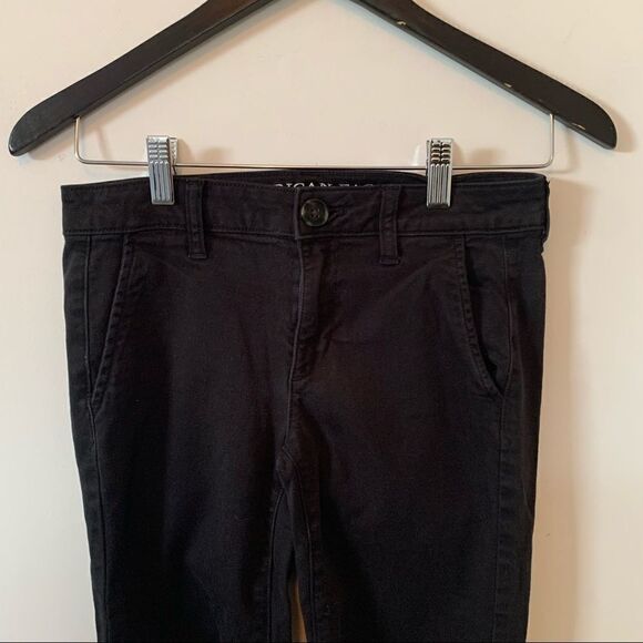 American Eagle Outfitter Black Super Stretch Twill Skinny Pant - Picture 9 of 10